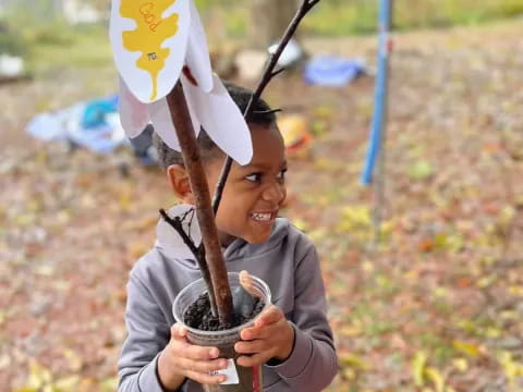 a boy holding a bat