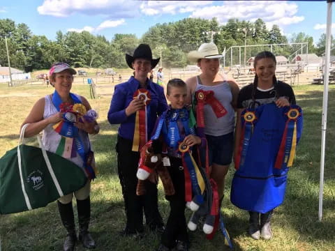 a group of people in clothing