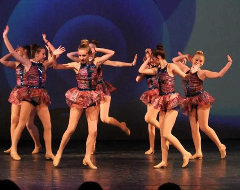 a group of women dancing