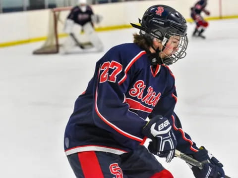 a hockey player in uniform