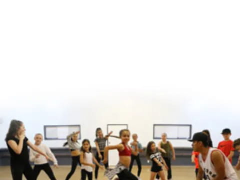 a group of people dancing