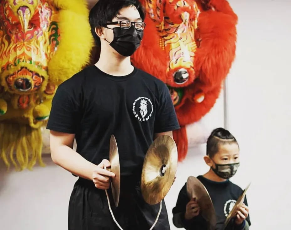 a person wearing a mask
