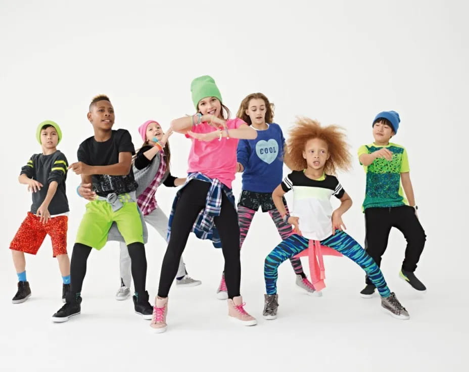 a group of people wearing clothing