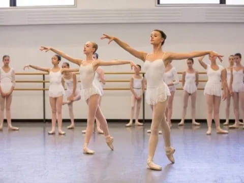 a group of women dancing
