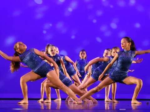 a group of girls dancing