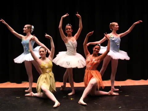 a group of women dancing