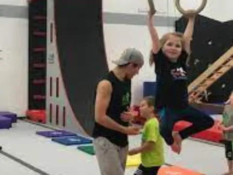a person lifting weights