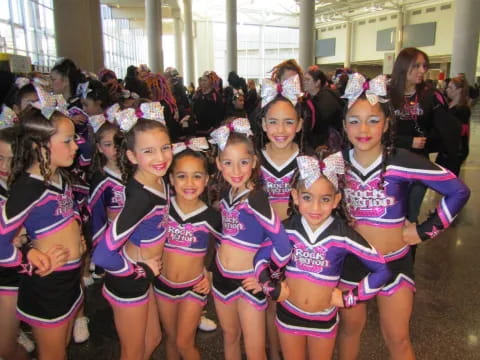 a group of cheerleaders