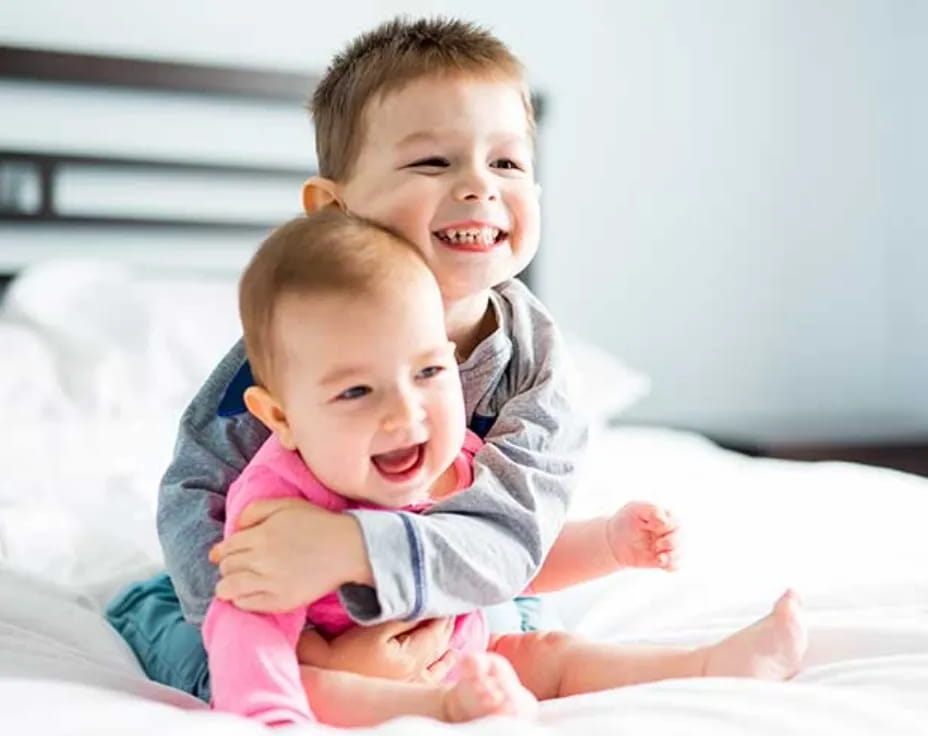 a baby and a baby