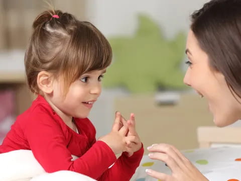 a person and a child