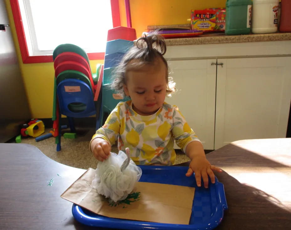 a child playing with toys