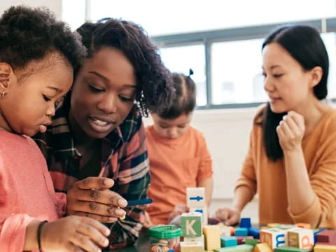 a group of women and a child
