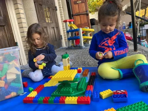 children playing with toys