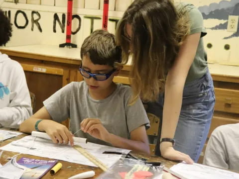a group of people in a classroom