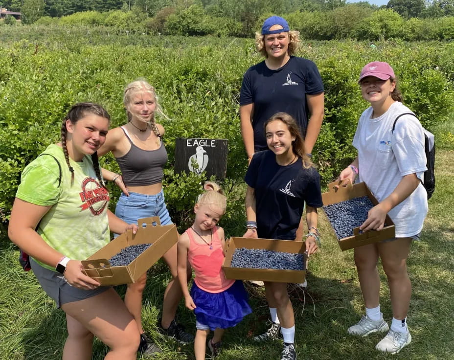 a group of people posing for a photo