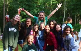 a group of people posing for a photo