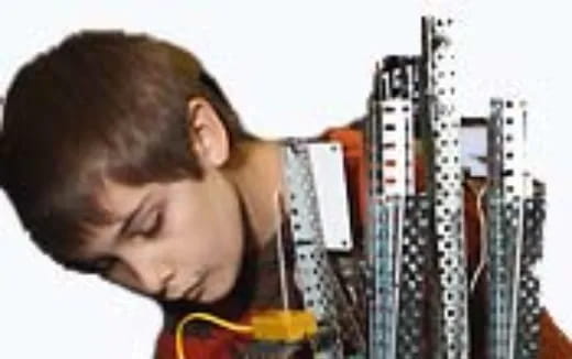a person looking at a computer