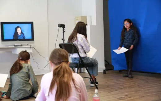 a group of women in a room