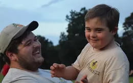 a man and a boy