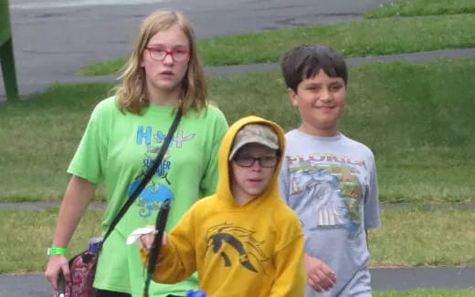 a group of people posing for the camera