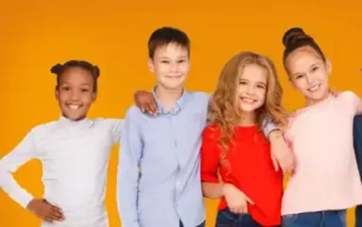 a group of people posing for a photo