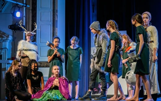 a group of people on a stage