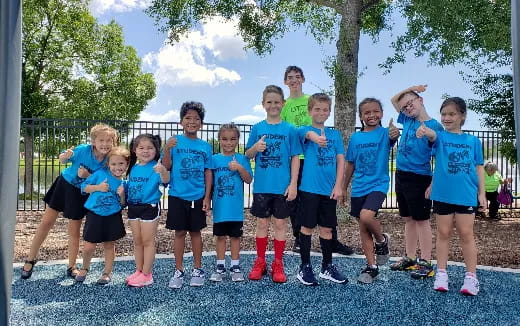 a group of people posing for a photo