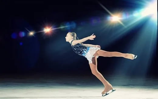 a woman dancing on a stage