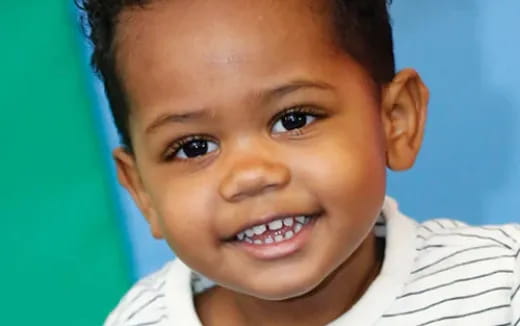 a close-up of a baby