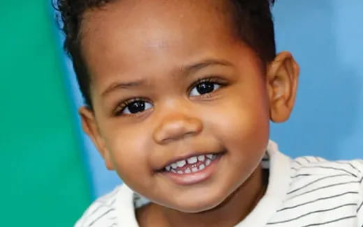 a close-up of a baby