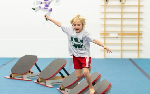 a girl on a barbell
