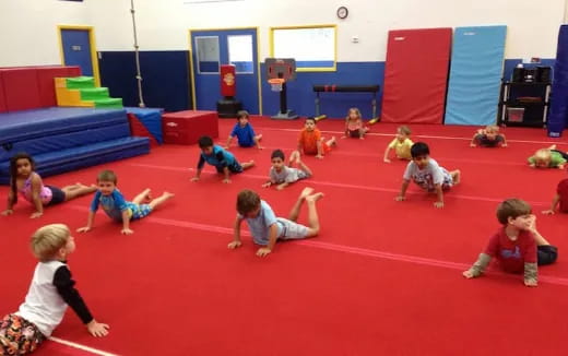 a group of children in a circle