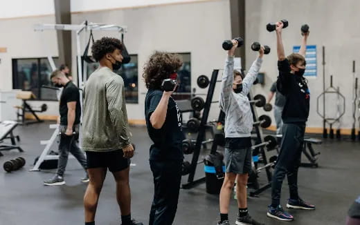 a group of people with cameras
