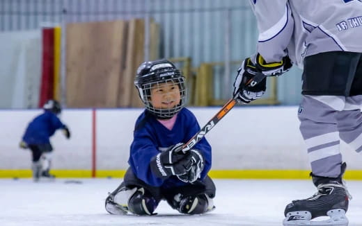 a hockey player in a uniform