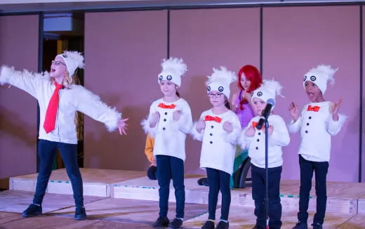 a group of people wearing clothing