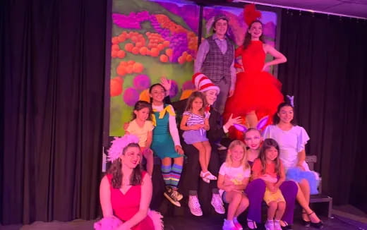 a group of people on a stage