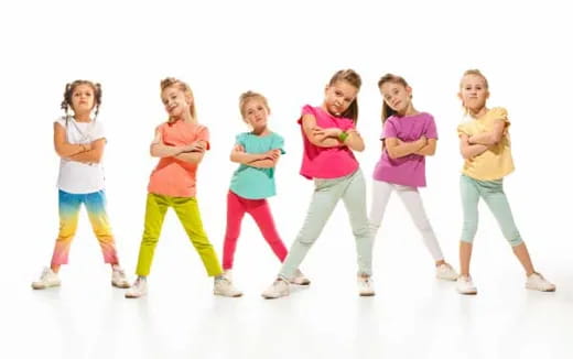 a group of children posing for a photo