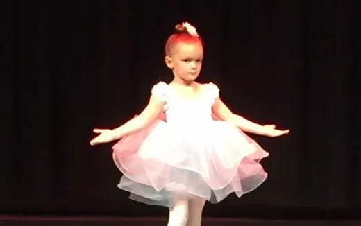a person dancing on a stage
