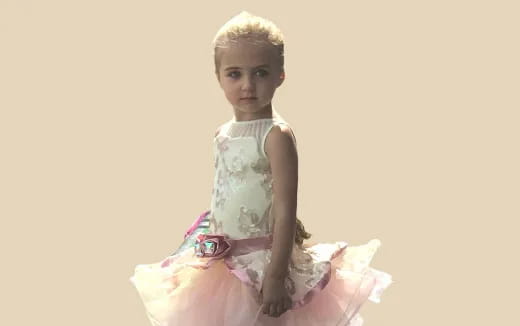 a person in a dress