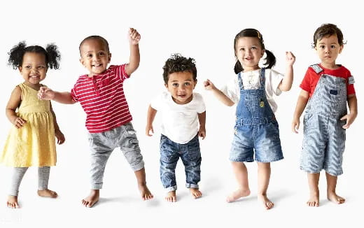 a group of children posing for a photo