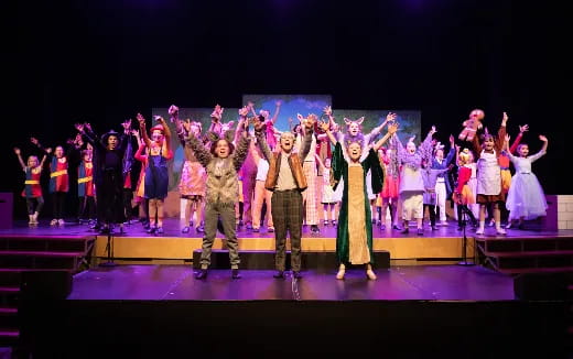 a group of people on a stage