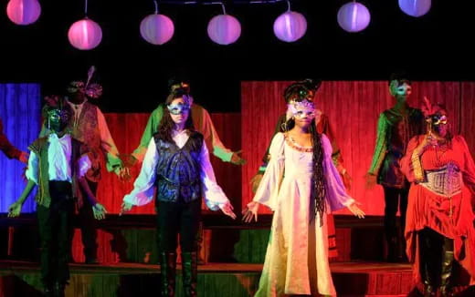 a group of people on a stage