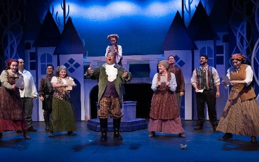 a group of people on a stage