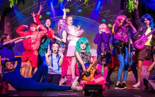 a group of people on a stage