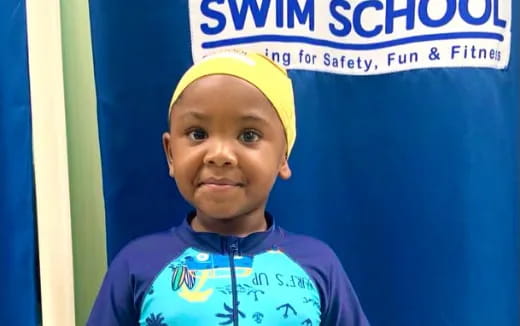 a boy wearing a hat