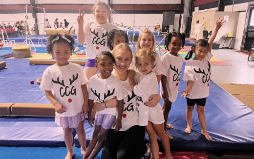 a group of children posing for a photo