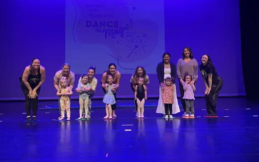 a group of people on a stage