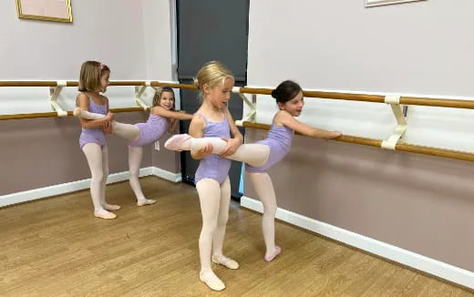 a group of girls in a room
