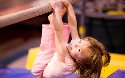 a woman doing a plank