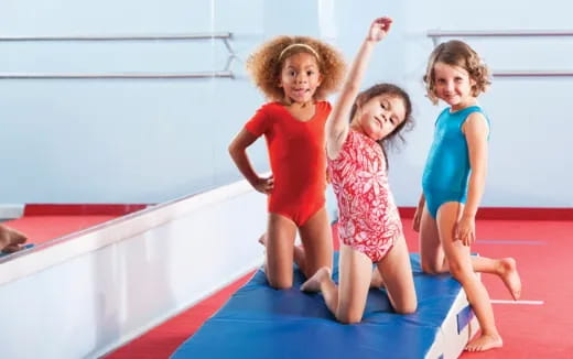 a group of children posing for a photo